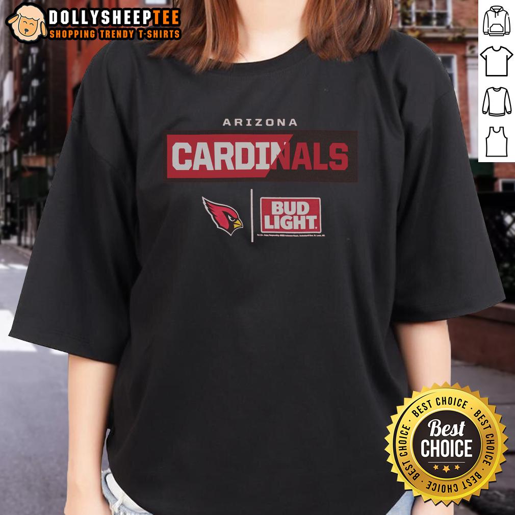 Nice Bud Light Arizona Cardinals Team T-Shirt - Image 3
