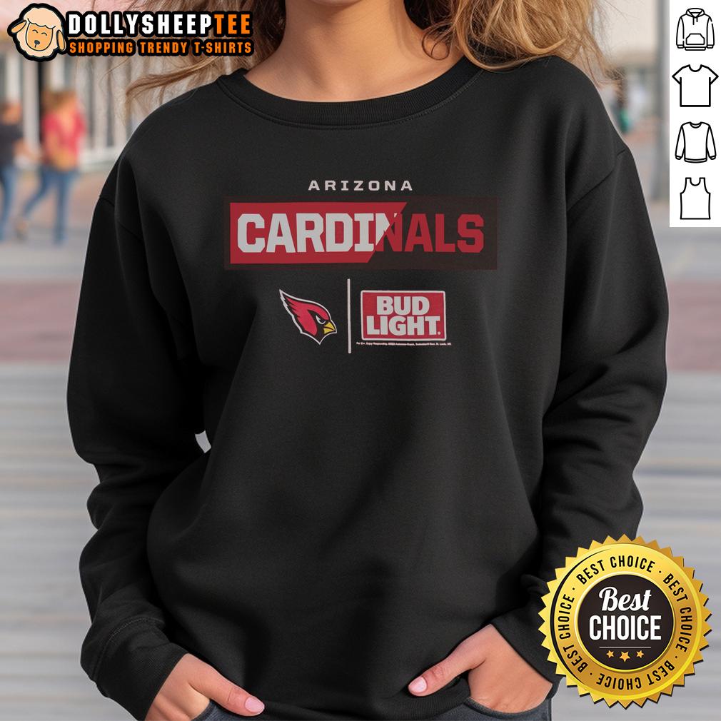 Nice Bud Light Arizona Cardinals Team T-Shirt - Image 5