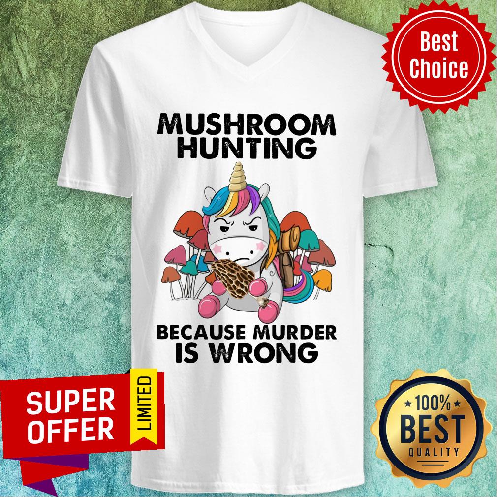 Mushroom Hunting Because Murder Is Wrong Shirt - Image 2