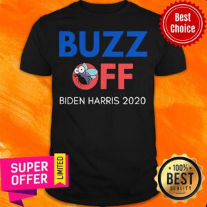 Funny Buzz Off Pence Flies Biden Harris 2020 Shirt