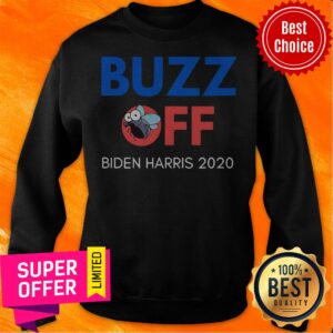 Alternative view of Funny Buzz Off Pence Flies Biden Harris 2020 Shirt
