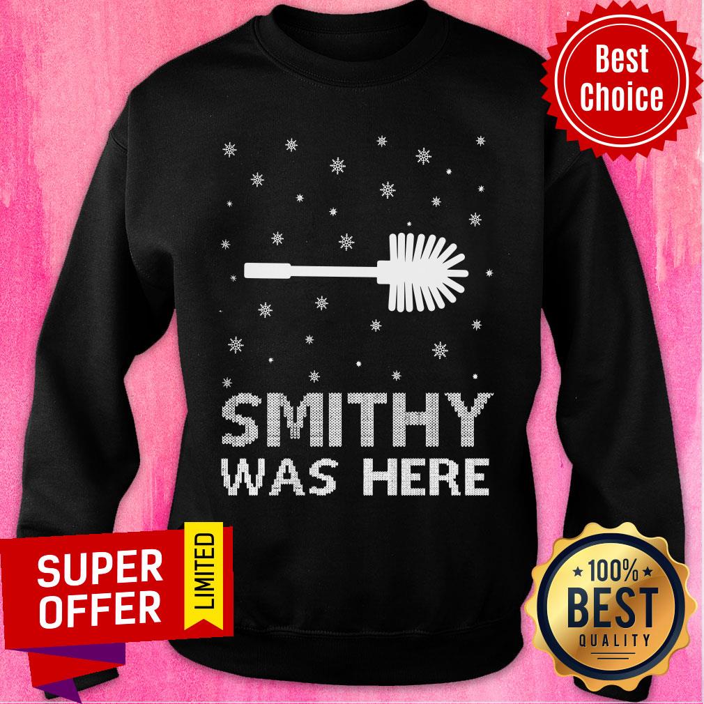 Premium Smithy Was Here Xmas Ugly Shirt - Image 4