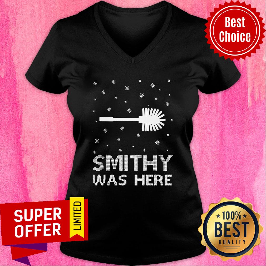 Premium Smithy Was Here Xmas Ugly Shirt - Image 5