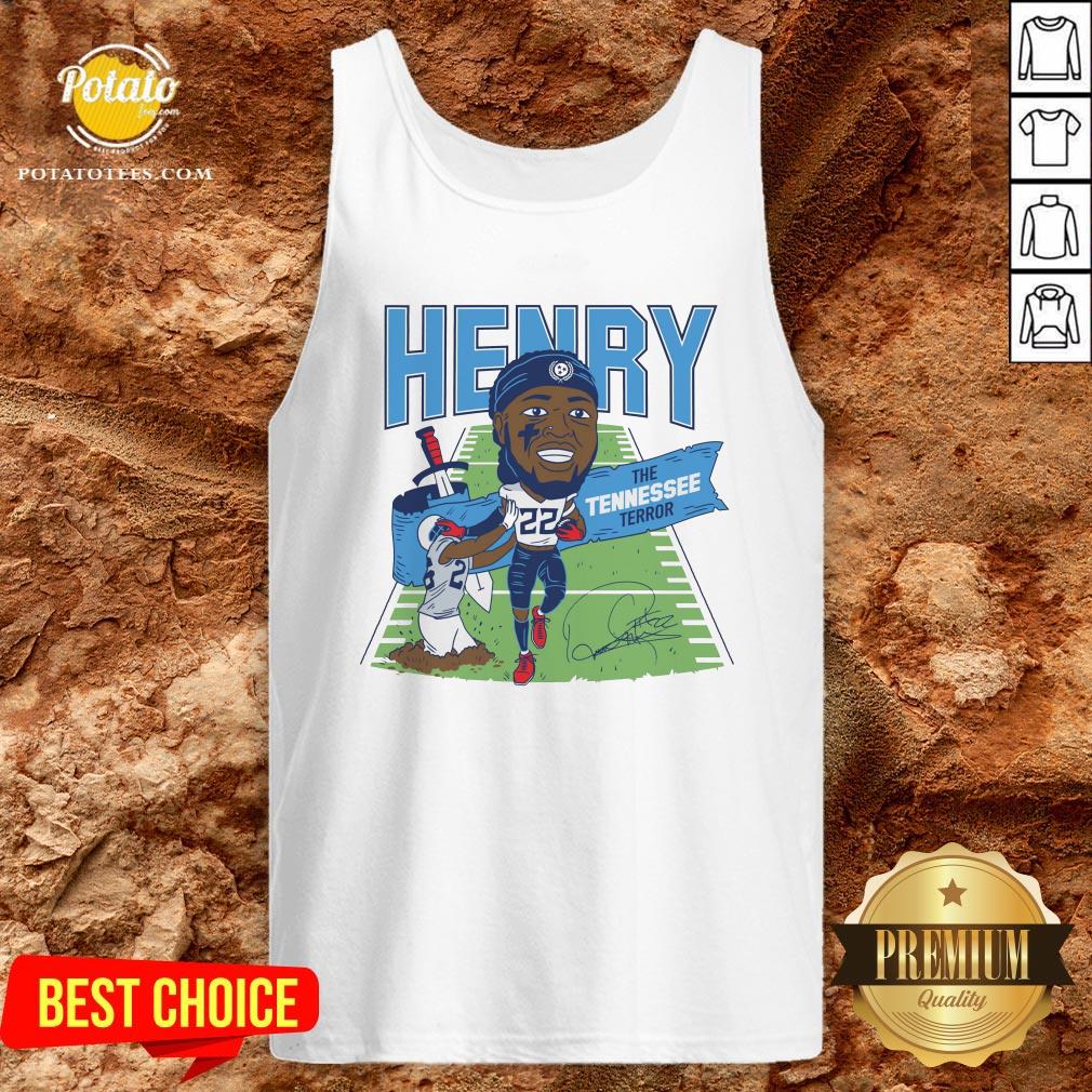Top Derrick Henry The Tennessee Terror Signature Shirt - Image 3