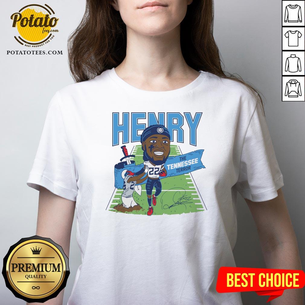 Top Derrick Henry The Tennessee Terror Signature Shirt - Image 2