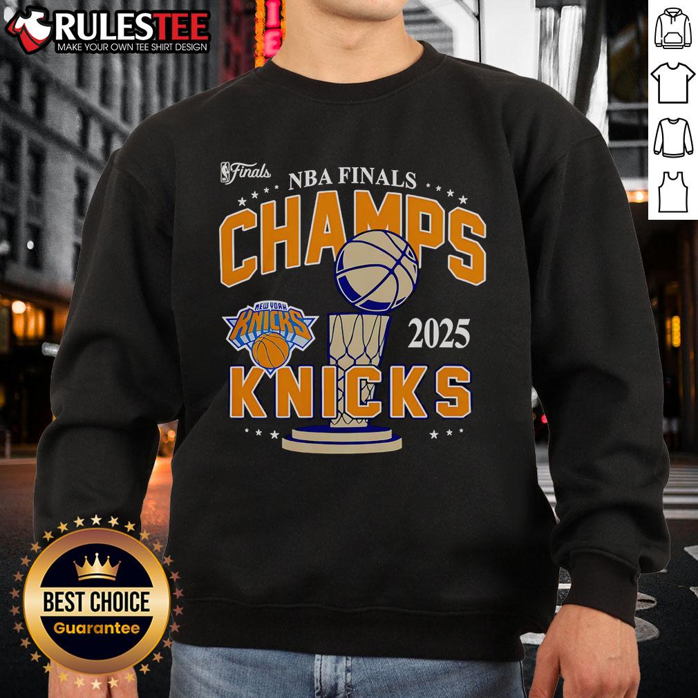 Awesome 2025 NBA Finals New York Knicks Championship T-Shirt - Image 5