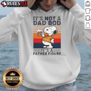Alternative view of Funny Snoopy And Beer Its Not A Dad Bod Its A Father Figure T-Shirt