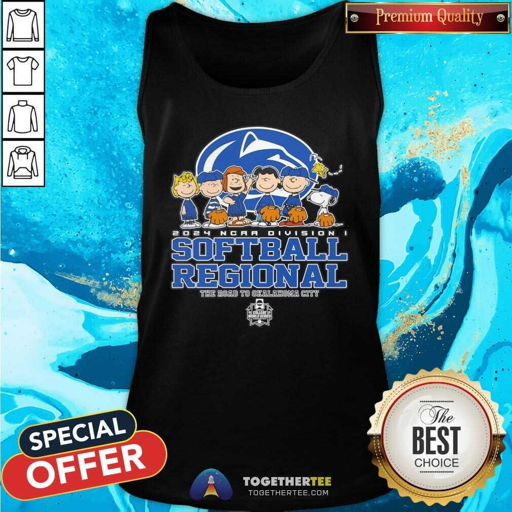 Great Peanuts 2024 NCAA Division I Softball Regional Penn State Nittany Lions T-Shirt - Image 4