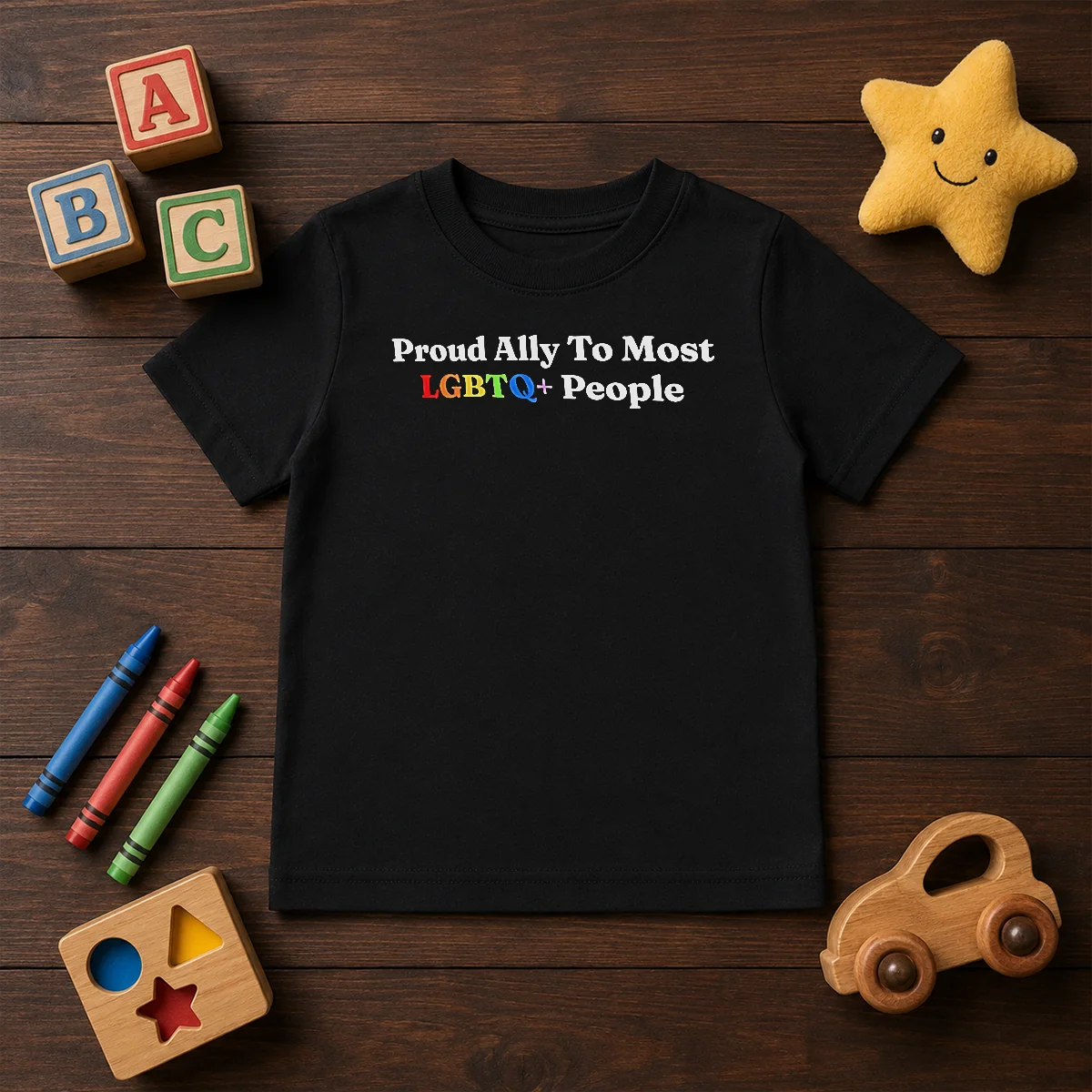 Original Proud Ally To Most LGBTQ People Shirt - Image 9
