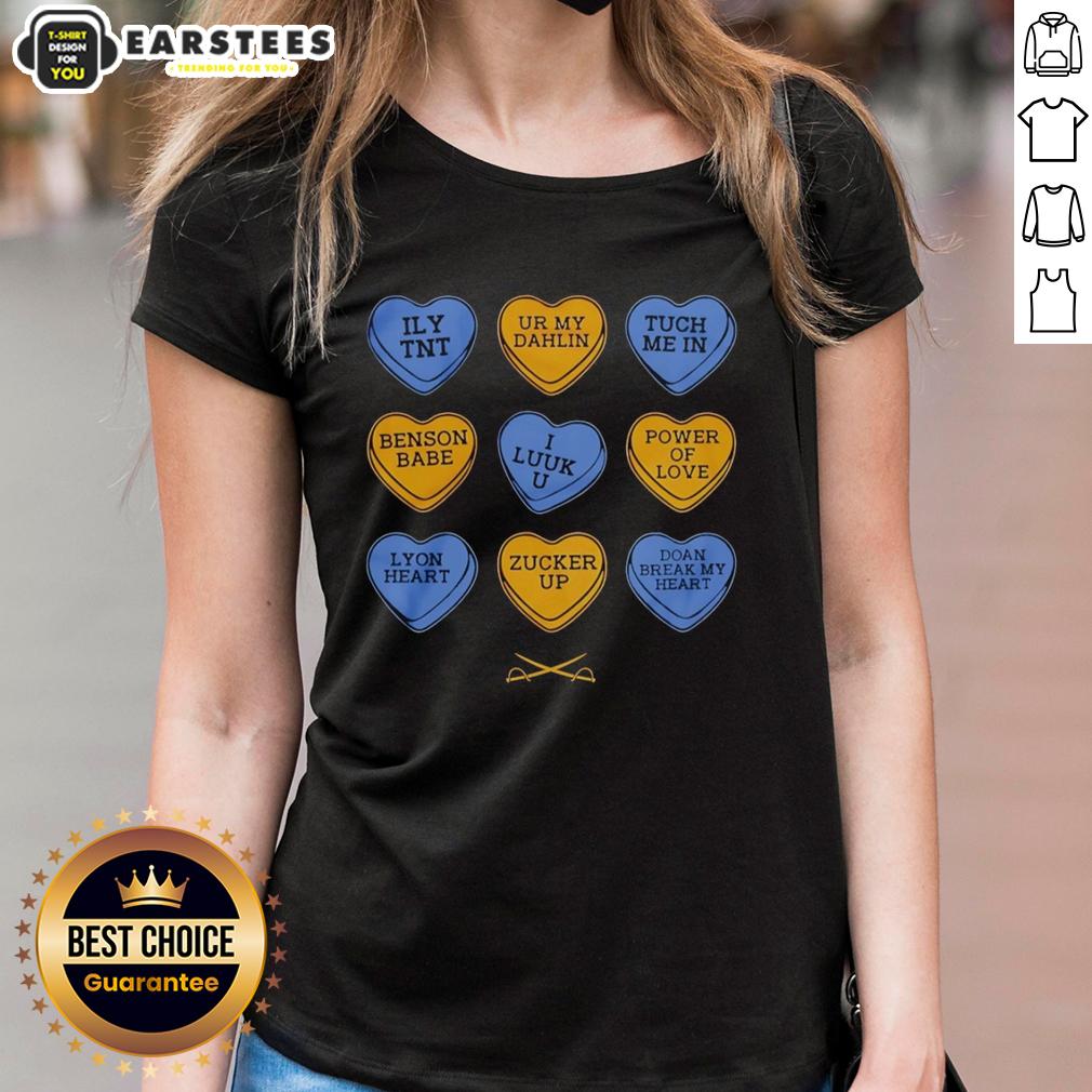 Awesome Ily Tnt Ur My Dahlin Tuch Me In Buffalo Sabres Hockey T-Shirt - Image 3