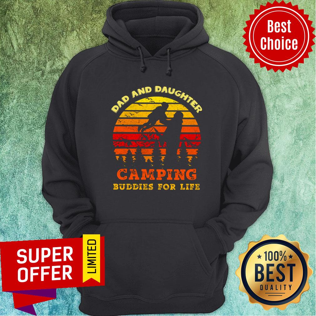 Dad And Daughter Camping Buddies For Life Shirt - Image 2