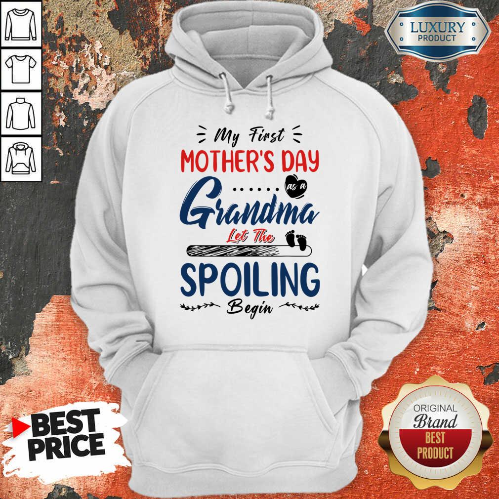 My First Mother's Day Grandma Let The Spoiling Begin Shirt - Image 4
