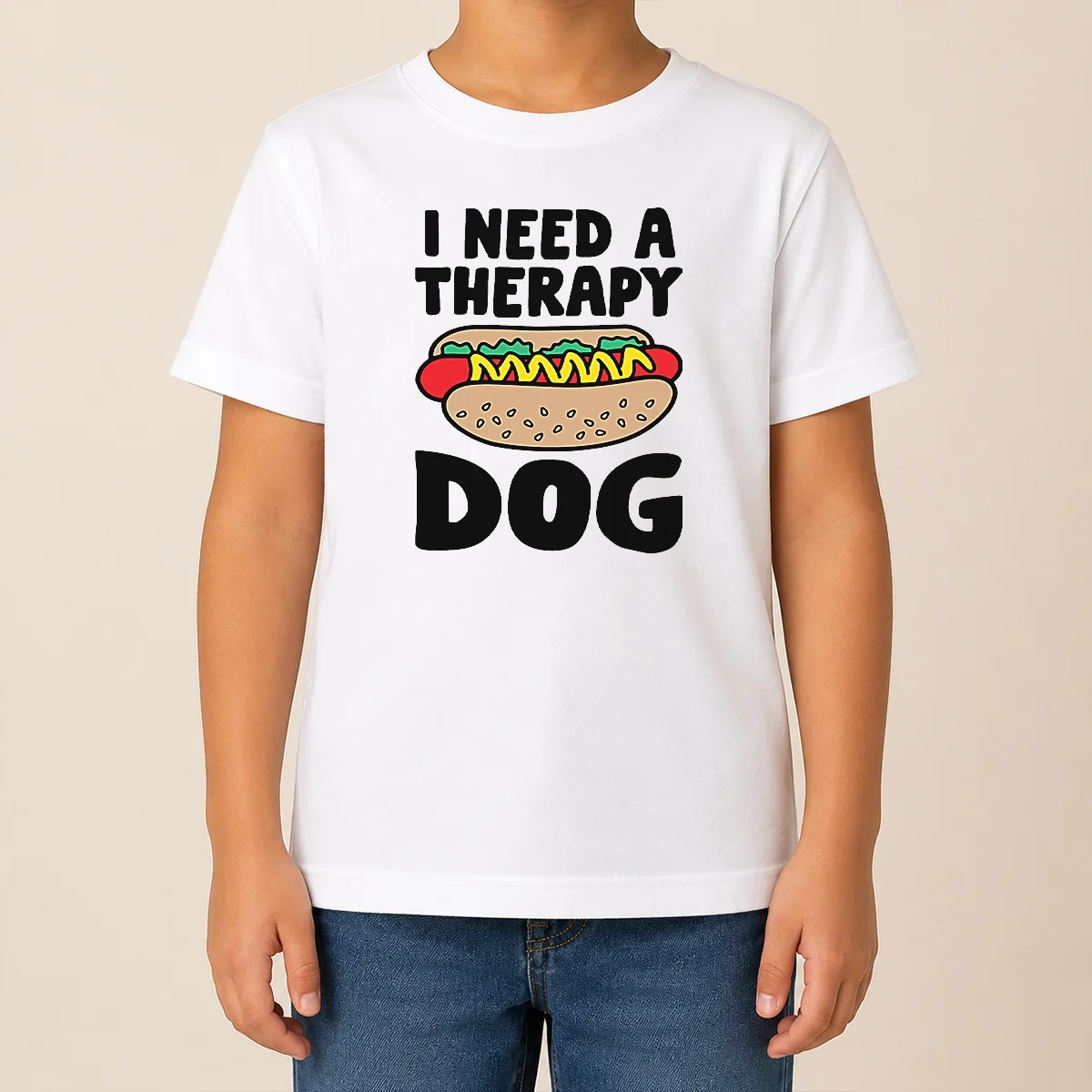 Nice Therapy Dog Ivory Shirt - Image 9
