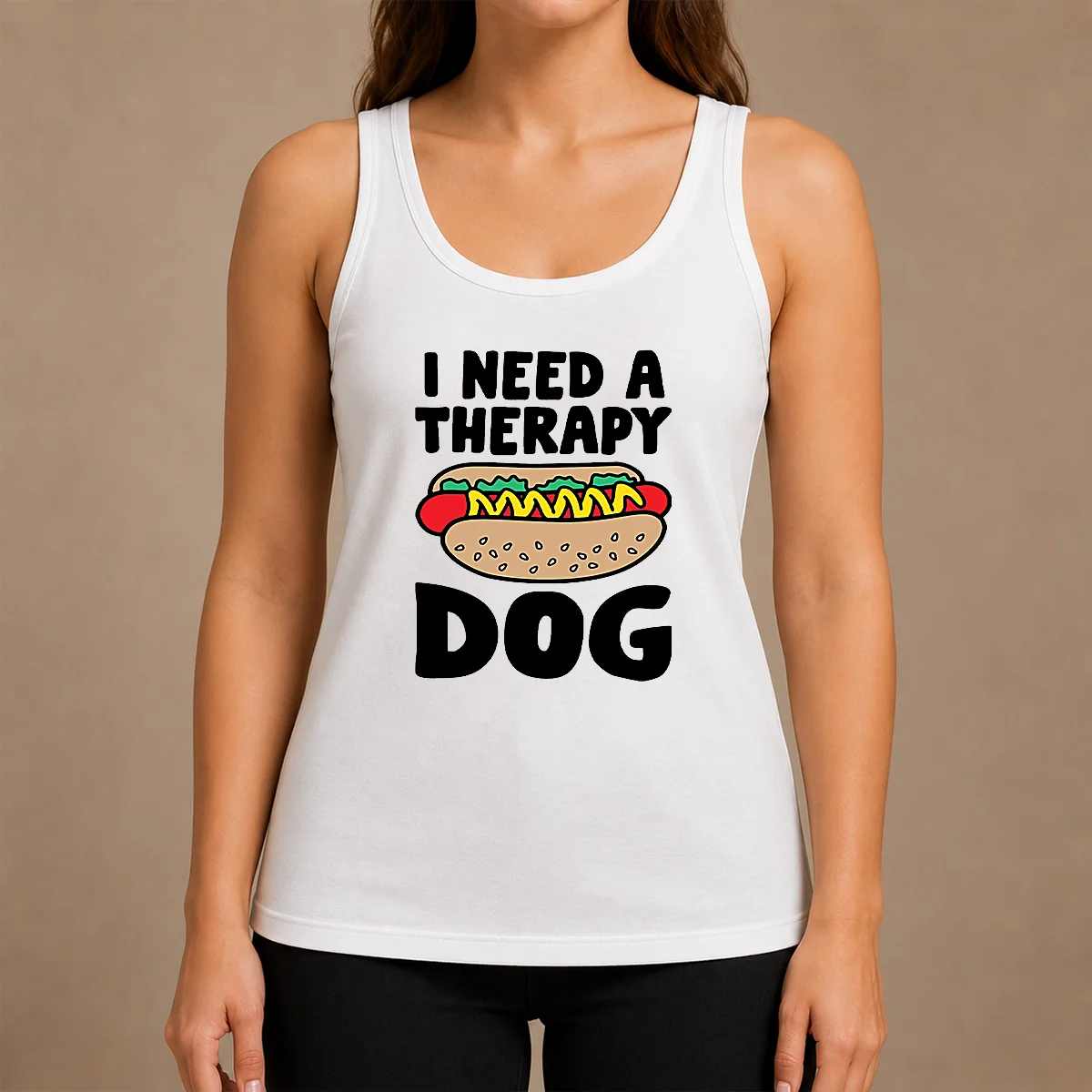 Nice Therapy Dog Ivory Shirt - Image 3