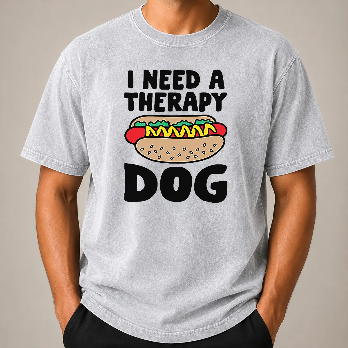 Nice Therapy Dog Ivory Shirt - Image 8