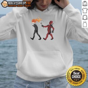 Alternative view of Premium Deadly Smores Deadpool Ghost Rider T-Shirt