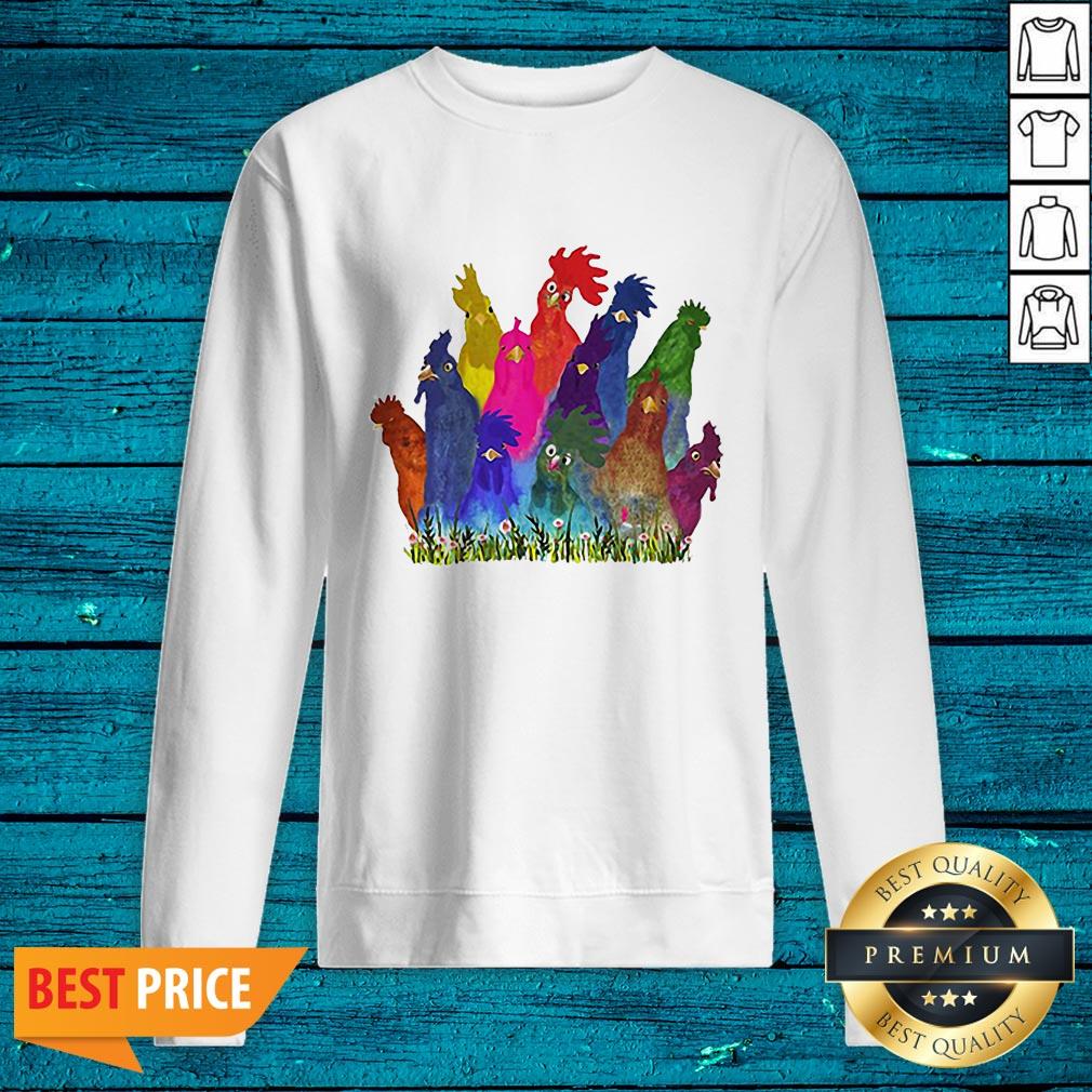 Awesome LGBT Chickens Shirt - Image 2