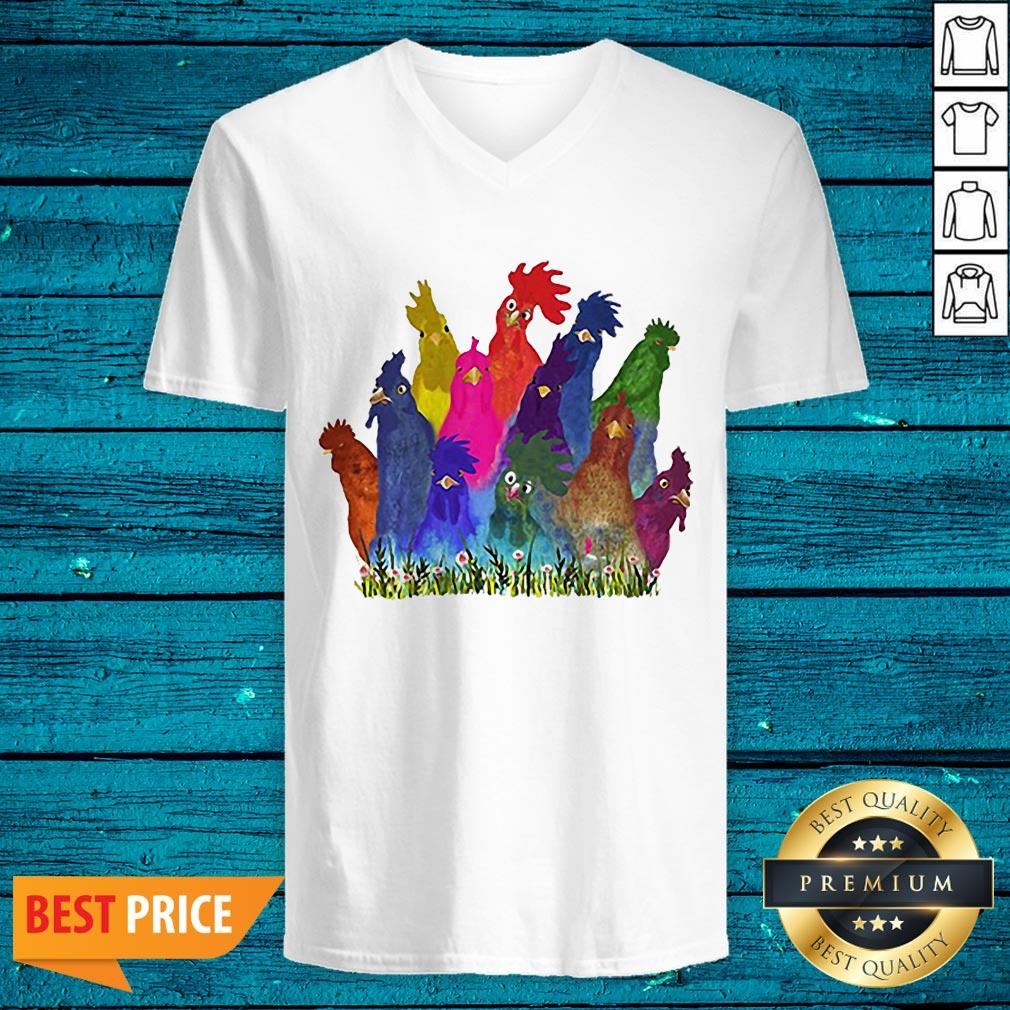 Awesome LGBT Chickens Shirt - Image 4