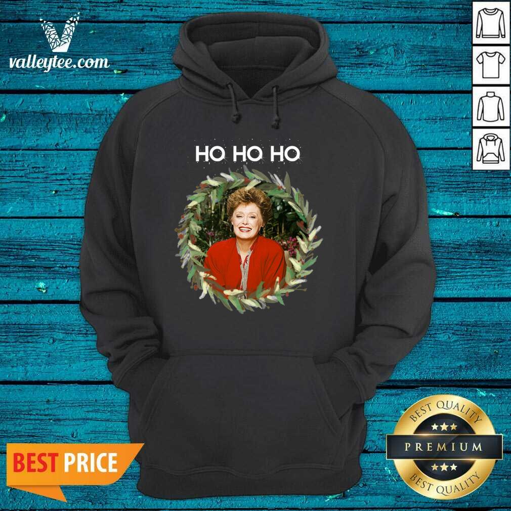 Lovely Golden Girls Blanche Ho Ho Ho Christmas Shirt - Image 3