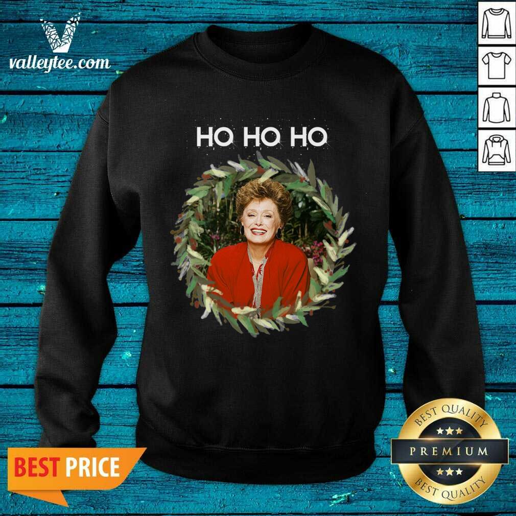 Lovely Golden Girls Blanche Ho Ho Ho Christmas Shirt - Image 2