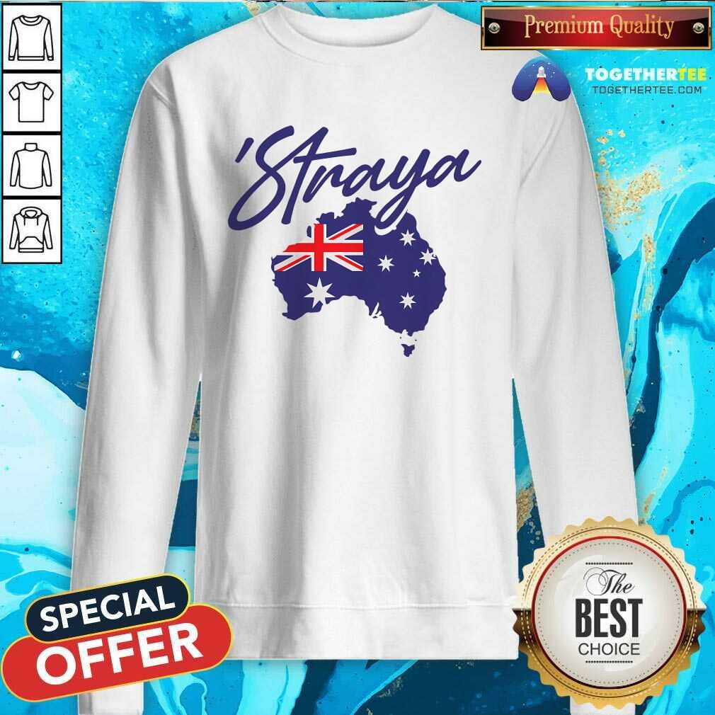 Original Straya Aussie For Australian Slang T-Shirt - Image 4