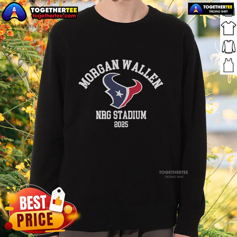 Official Morgan Wallen NRG Stadium 2025 T-Shirt - Image 5