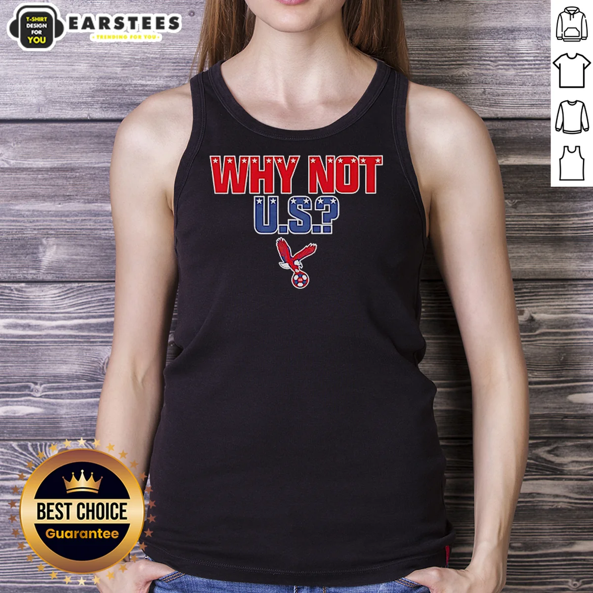 Good United States Men National Soccer Team USMNT Why Not US Soccer Ball Eagle Shirt - Image 5