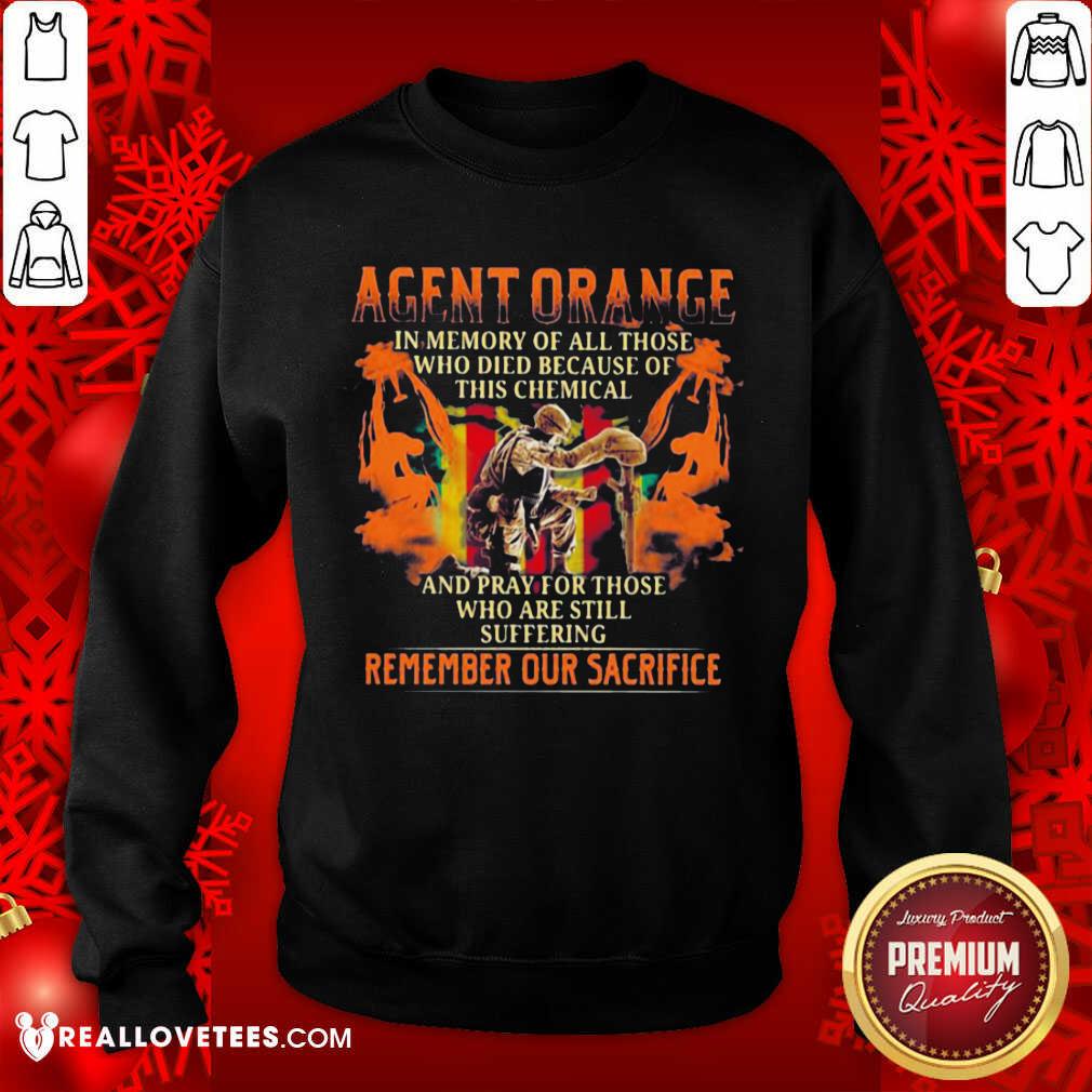 Top Agent Orange In Memory Of All Those Who Died Because Of This Chemical Shirt - Image 3