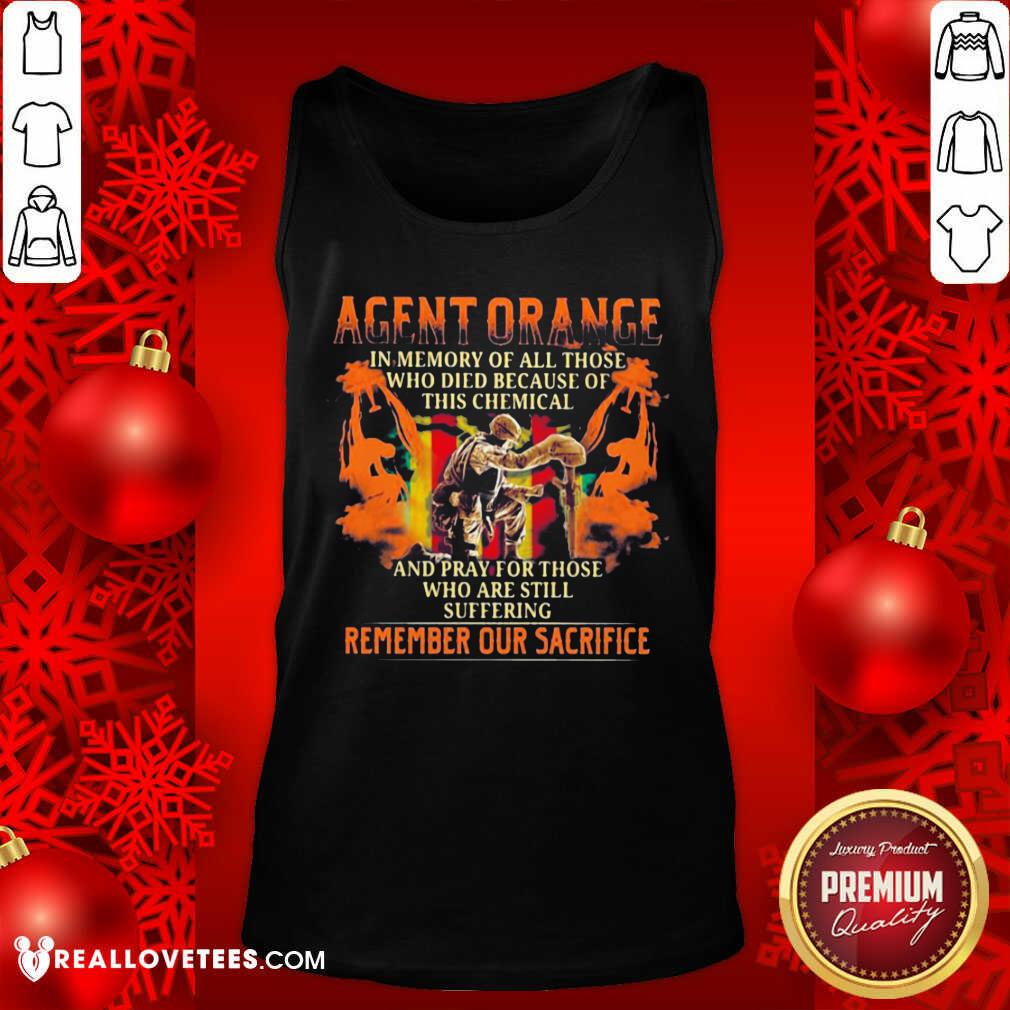 Top Agent Orange In Memory Of All Those Who Died Because Of This Chemical Shirt - Image 2