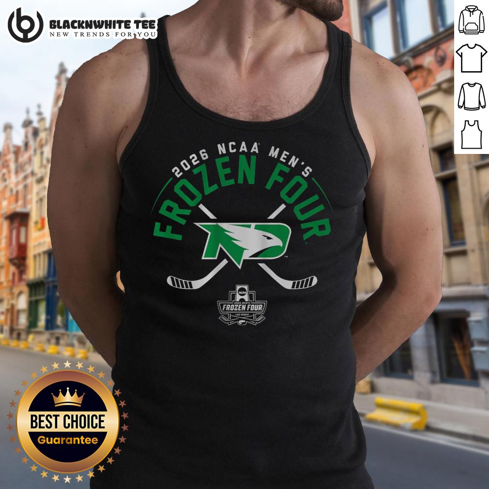 Nice North Dakota Men's Hockey 2026 Frozen Four T-Shirt - Image 4