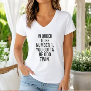 Alternative view of Hot In Order To Be Number 1 You Gotta Be Odd Twin Shirt
