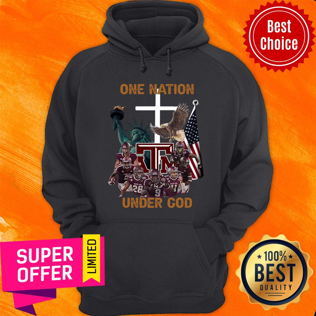 Texas A and M Aggies One Nation Under God Shirt - Image 5