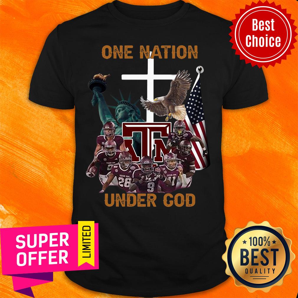 Texas A and M Aggies One Nation Under God Shirt