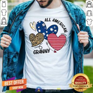 Nice Heart All American Granny Shirt