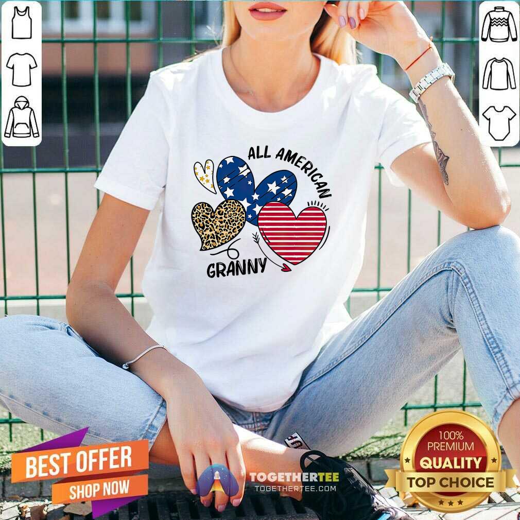 Nice Heart All American Granny Shirt - Image 5