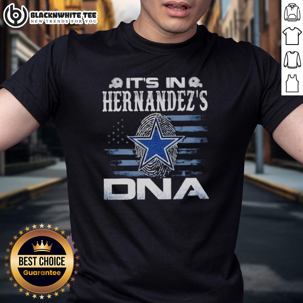 Good Hernandez's Dallas Cowboys It's In DNA Us Flag T-Shirt