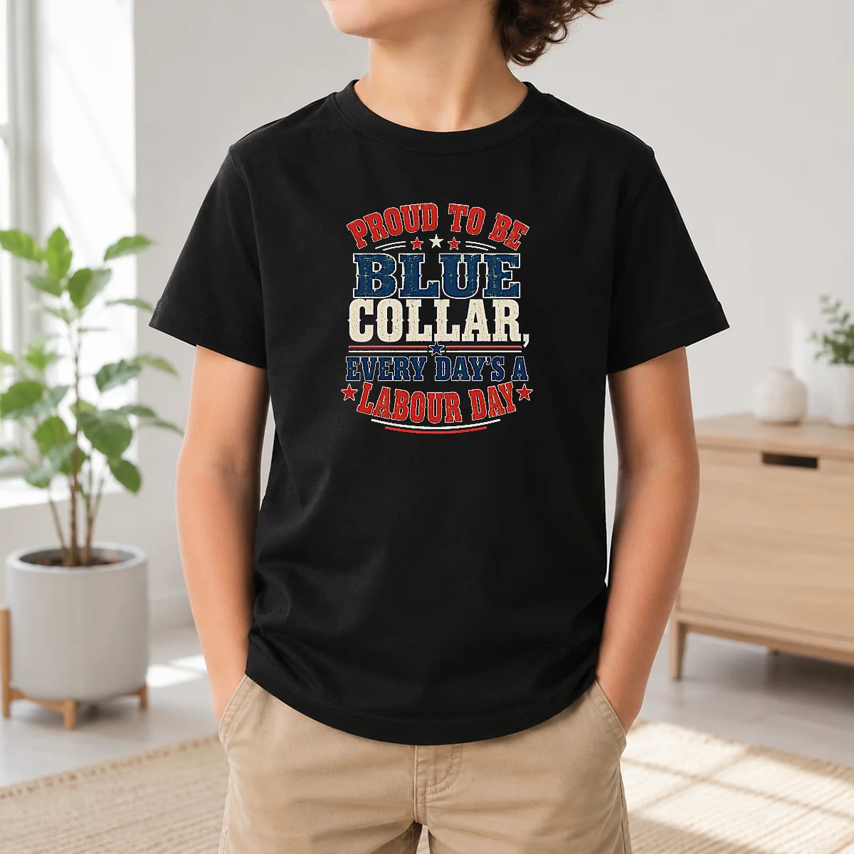 Hot Labour Day Vintage Blue Collar Pride Shirt - Image 9