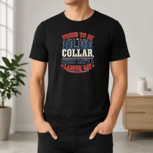 Hot Labour Day Vintage Blue Collar Pride Shirt