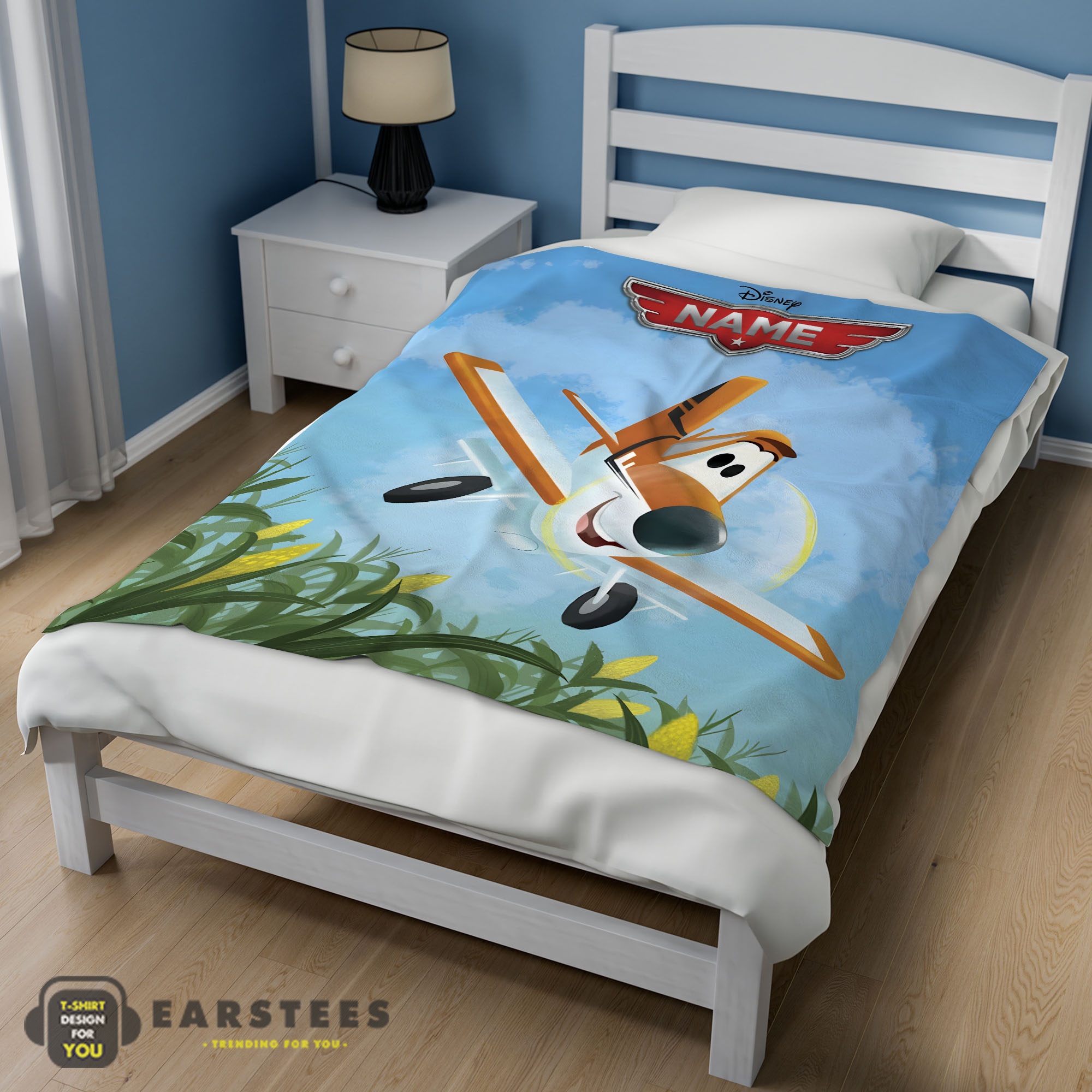 Good Disney Planes Movie Dusty Crophopper Blanket Fleece Customized Blanket - Image 3