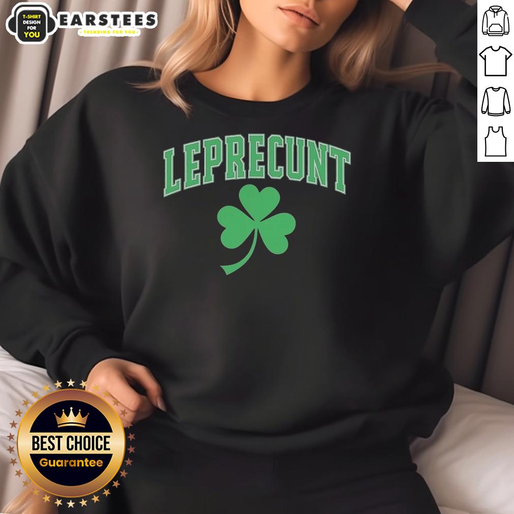 Awesome Leprecunt Shamrock St. Patrick's Day 2026 T-Shirt - Image 5