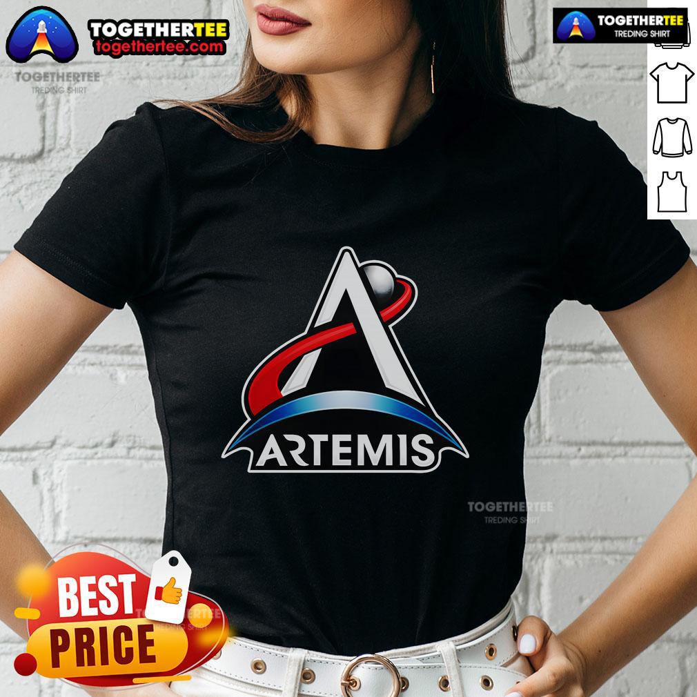 Hot Artemis Program Space Logo T-Shirt - Image 3