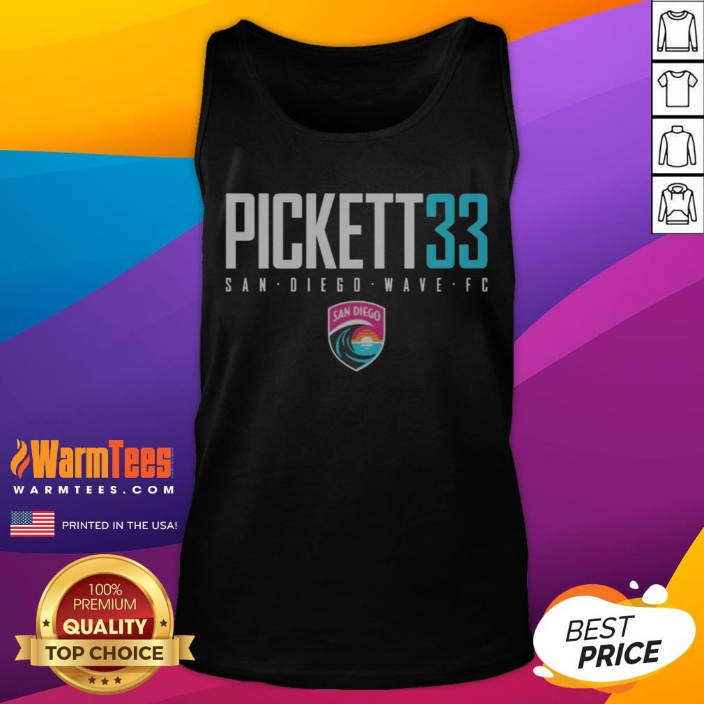 Awesome San Diego Wave FC Pickett 33 San Diego Wave FC Soccer League Shirt - Image 5