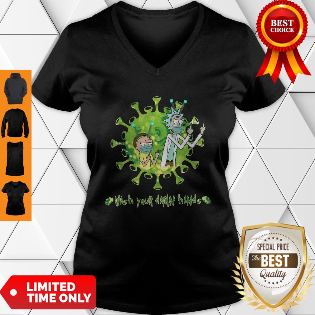 Nice Rick And Morty Wash Hands Damn Hands Shirt - Image 4