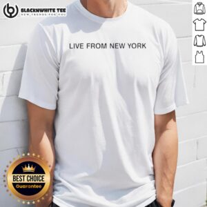 Top Sabrina Carpenter Embroidered Live From New York T-Shirt