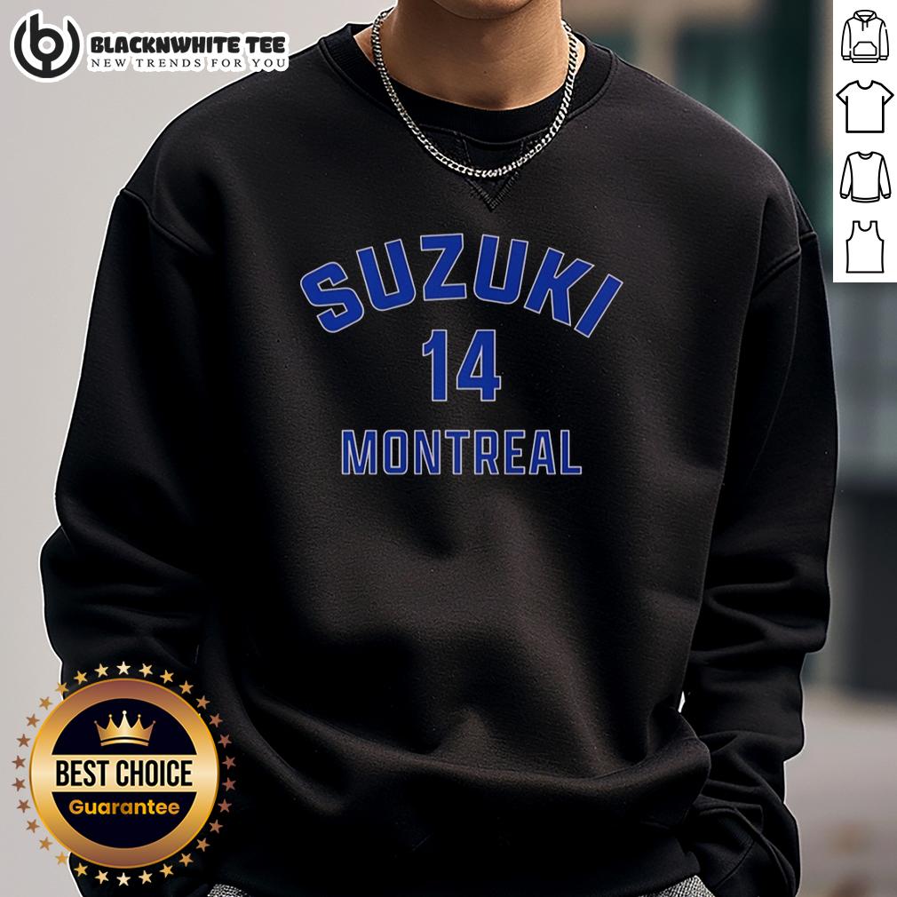 Top Nick Suzuki 14 Montreal Canadiens Hockey T-Shirt - Image 5
