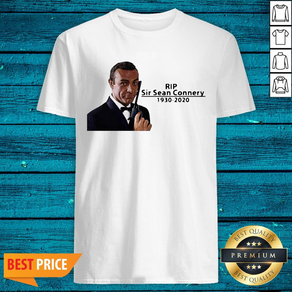 Attractive Rip Ser Sean Connery 1930 2020 James Bond Shirt