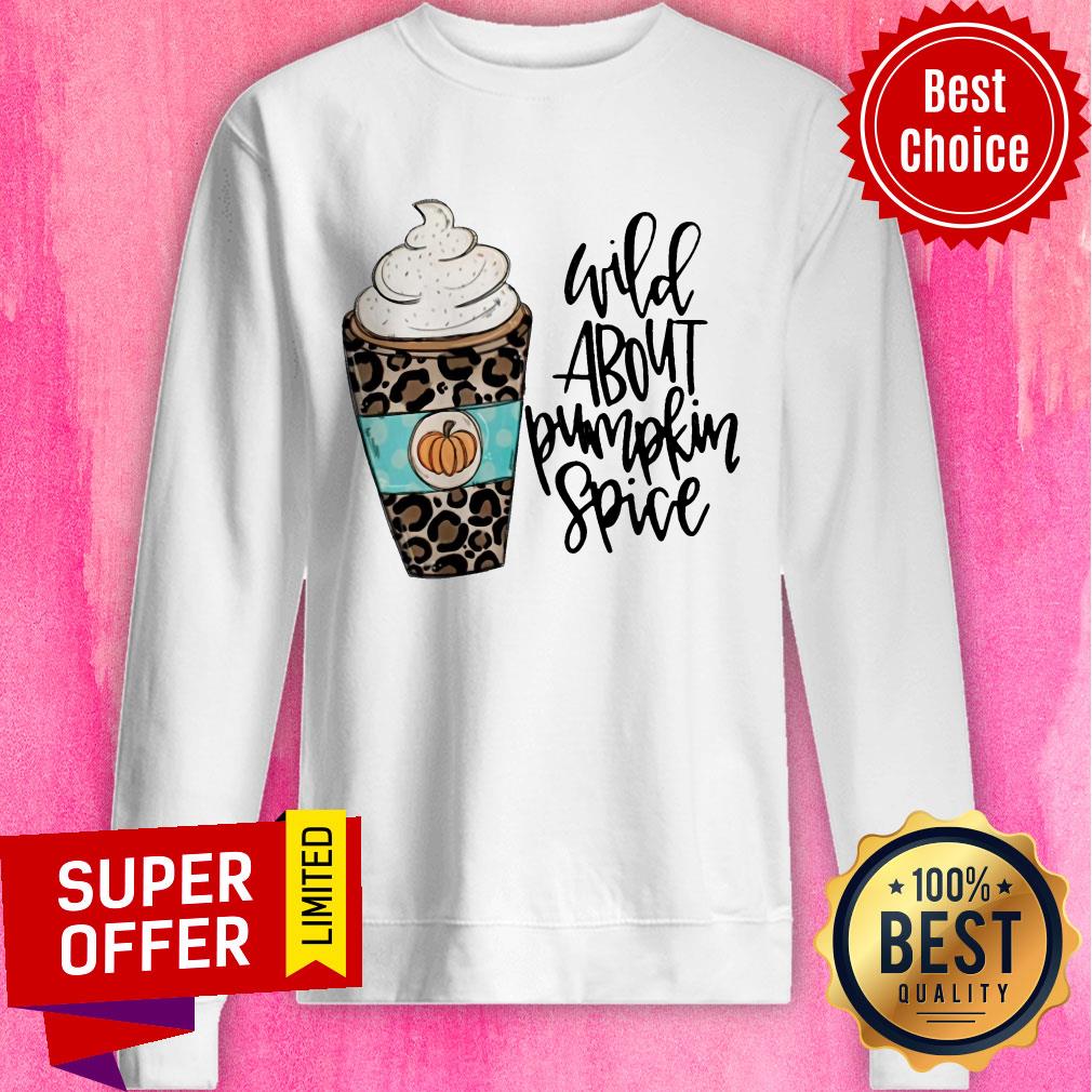 Coffee Cream Wild About Pumpkin Spice Leopard Shirt - Image 5