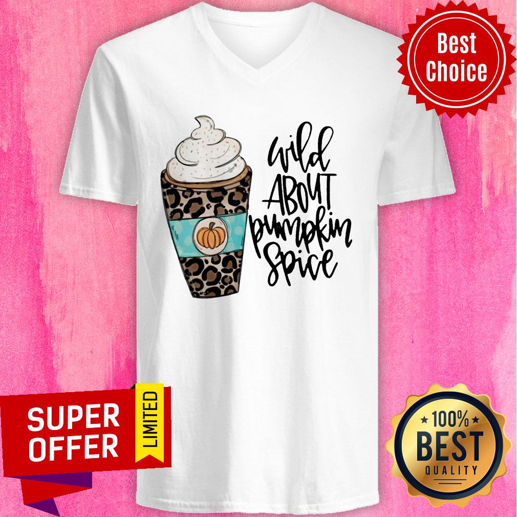 Coffee Cream Wild About Pumpkin Spice Leopard Shirt - Image 3
