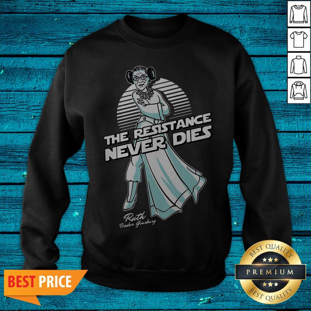 Great The Resistance Never Dies Shirt - Image 2
