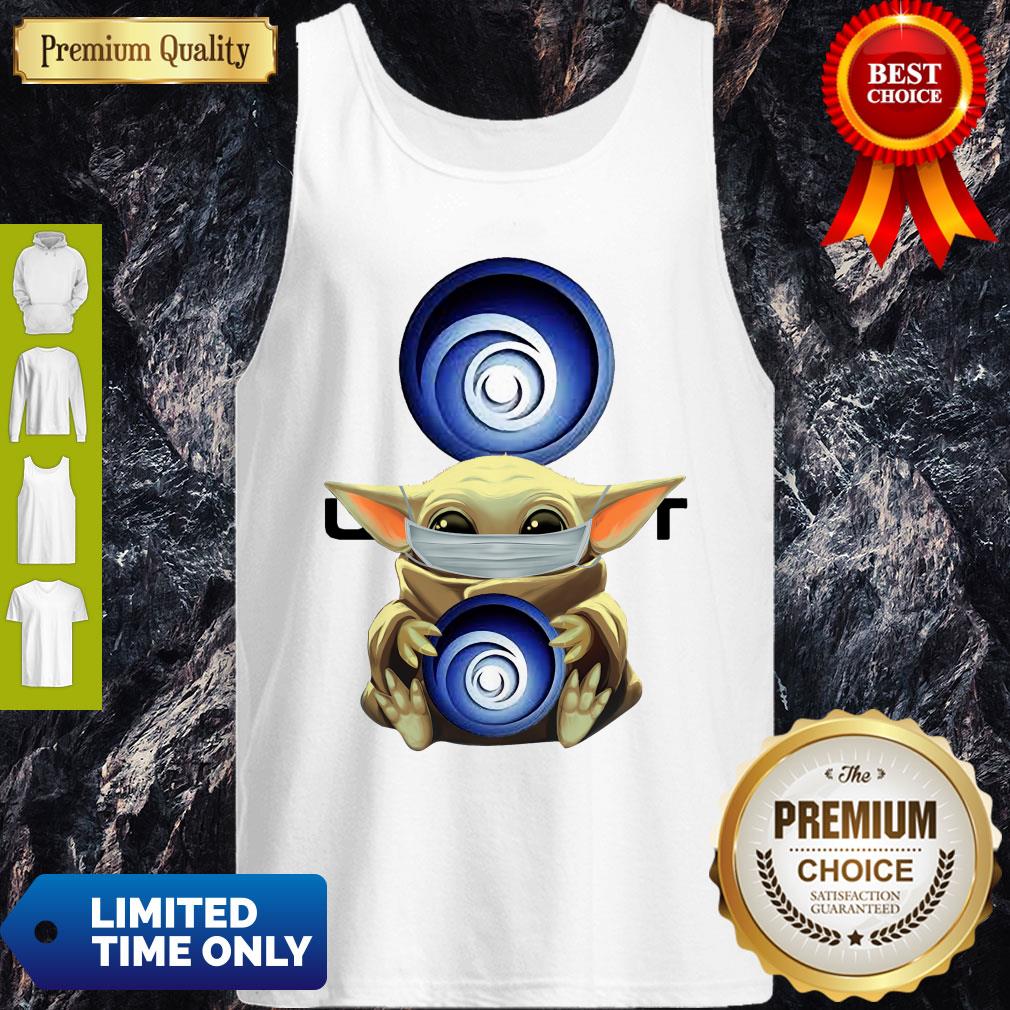 Nice Star Wars Baby Yoda Hug Ubisoft Mask Covid 19 Shirt - Image 4